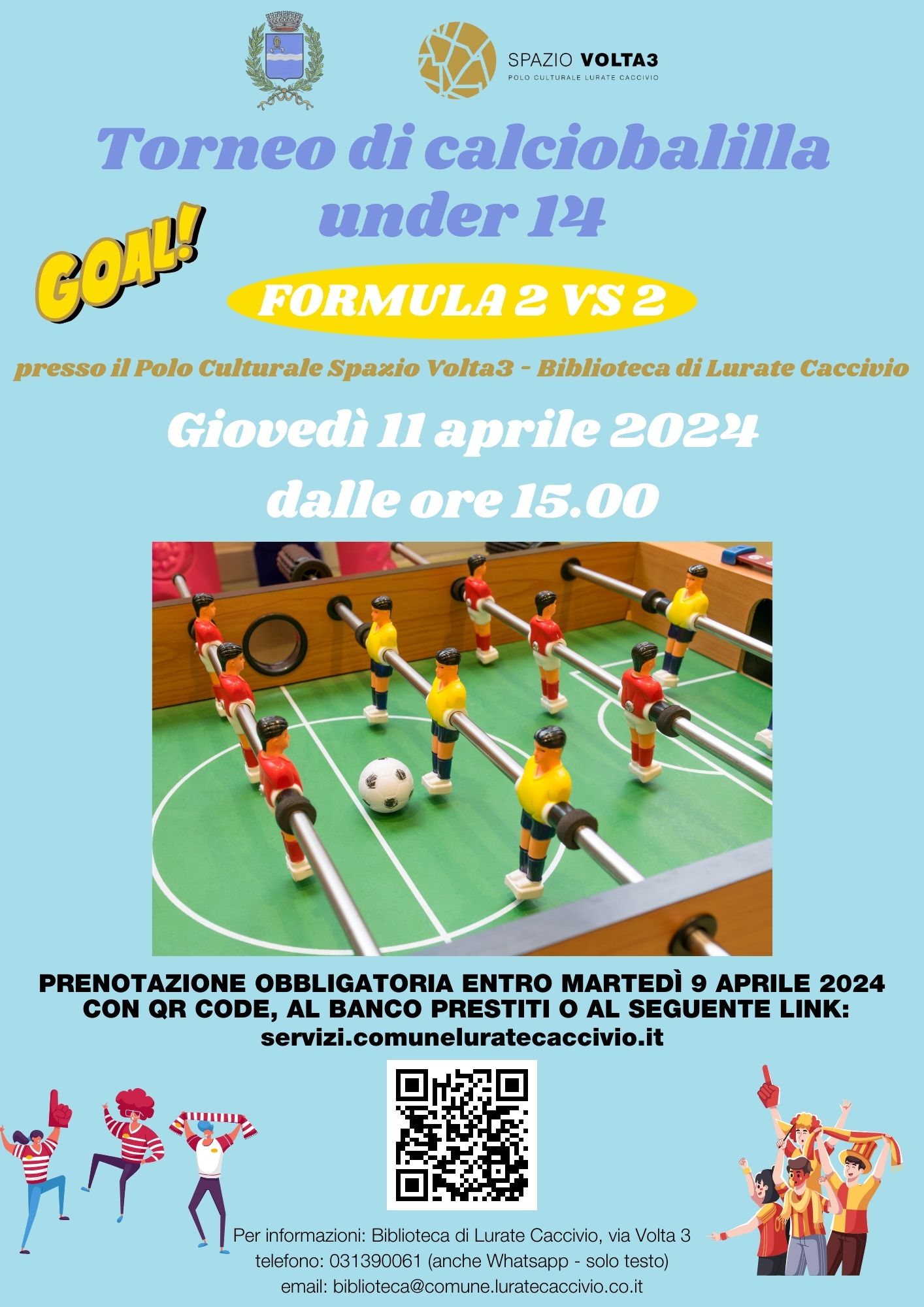 Torneo di calciobalilla UNDER 14