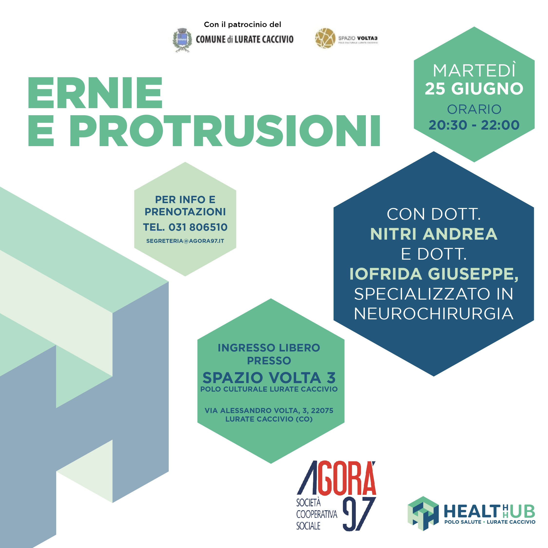 Incontro sulla salute: ernie e protrusioni