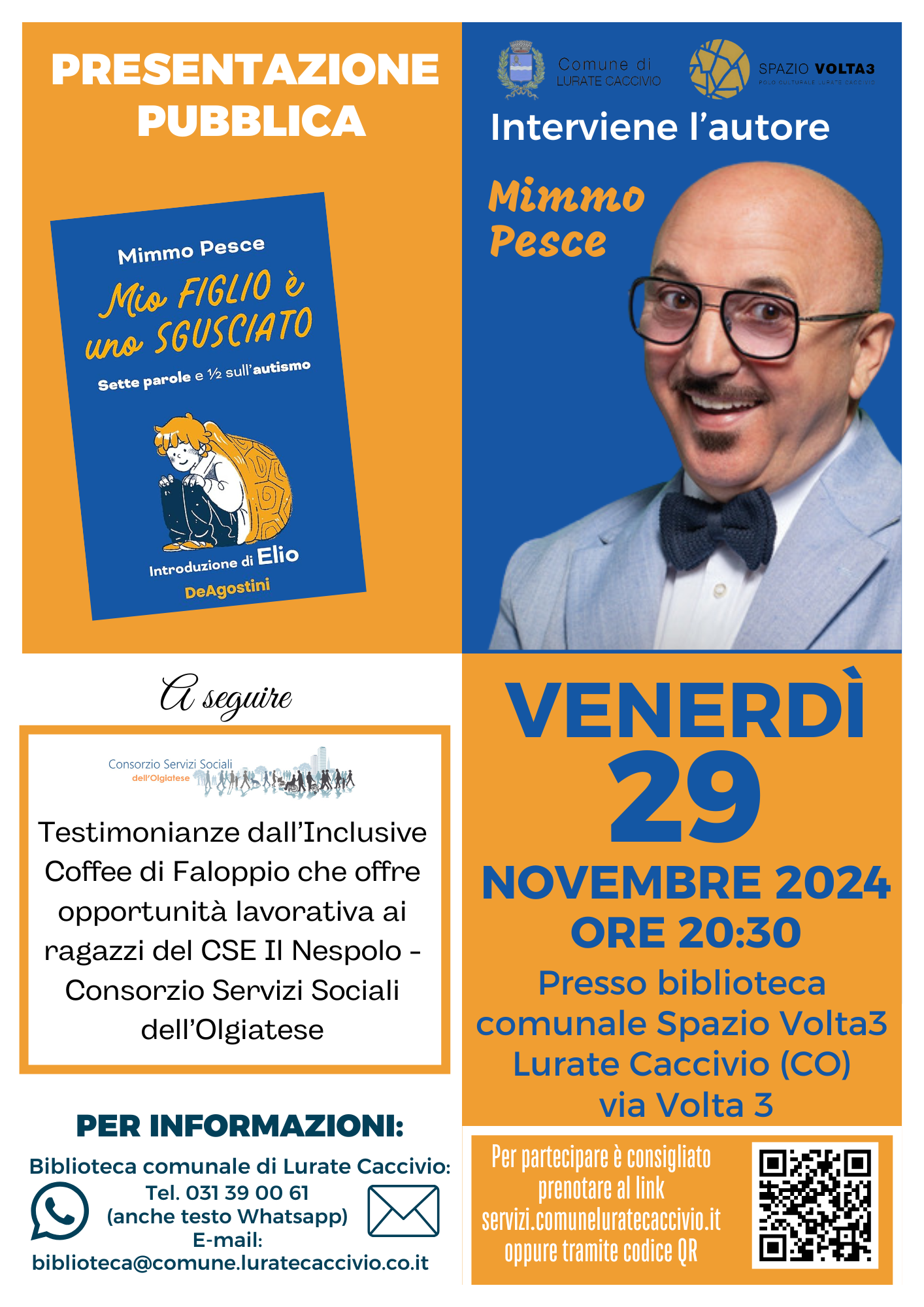 Presentazione del libro di Mimmo Pesce "Mio FIGLIO è uno SGUSCIATO"