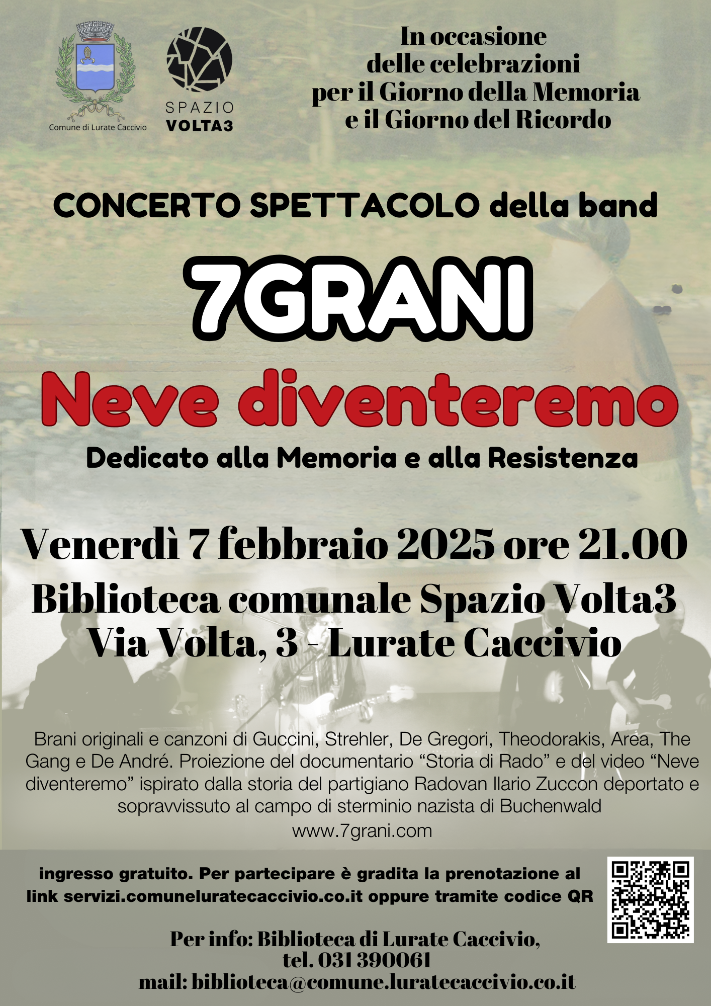 Concerto "Neve diventeremo"