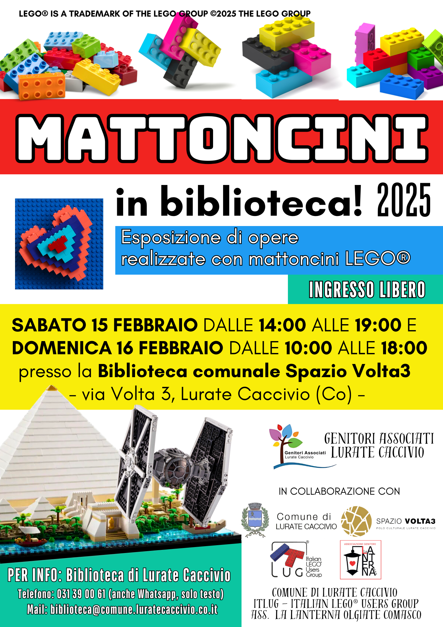 Mattoncini in biblioteca