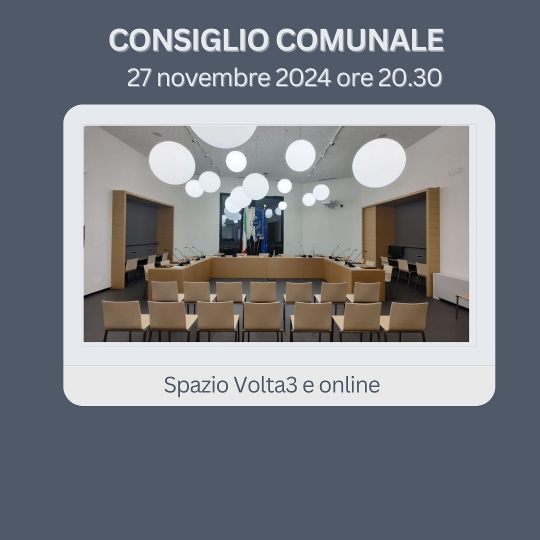 Convocazione del Consiglio Comunale