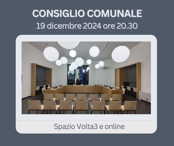 Convocazione del Consiglio Comunale